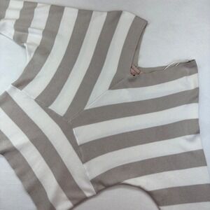 Philosophy Republic Clothing Stripe Pearl‎ Glow Knit Top NWT Retail $68 New